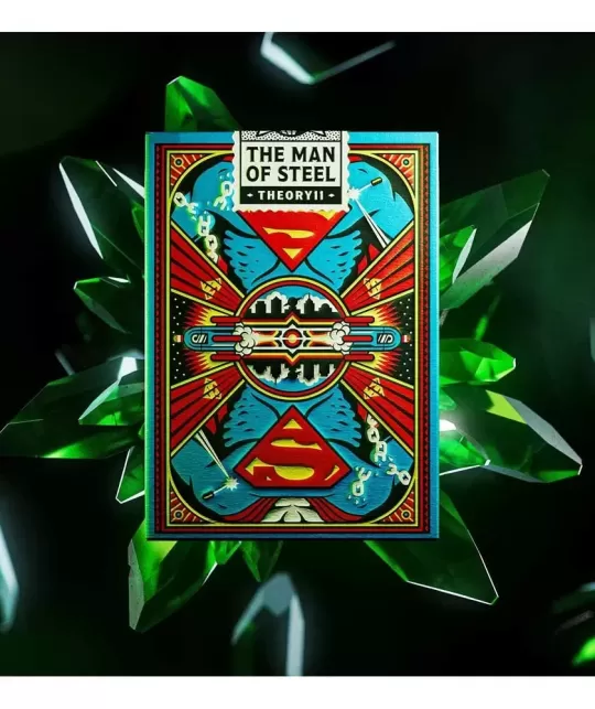 Superman Playing Cards by theory11 – Cărți de joc premium | Emagie.ro