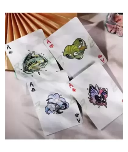 Flower Moon V2 Moonlight Playing Cards by King Star – Cărți de joc premium | Emagie.ro