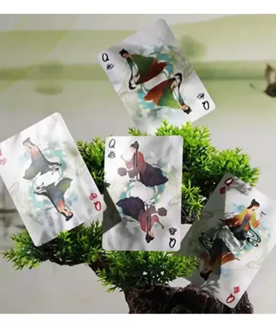 Flower Moon V2 Moonlight Playing Cards by King Star – Cărți de joc premium | Emagie.ro