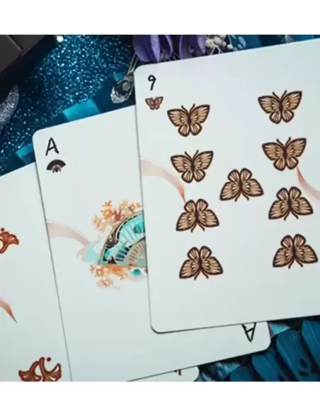 Flower Moon V1 Playing Cards by King Star – Cărți de joc premium | Emagie.ro