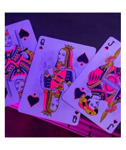 Bicycle Star-Fire Pink Neon – Cărți de joc premium | Emagie.ro