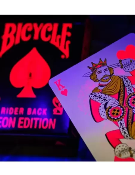 Bicycle Star-Fire Pink Neon – Cărți de joc premium | Emagie.ro