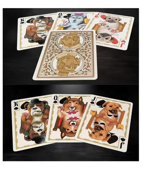 Bicycle Poker Dogs V2 – Cărți de joc premium | Emagie.ro