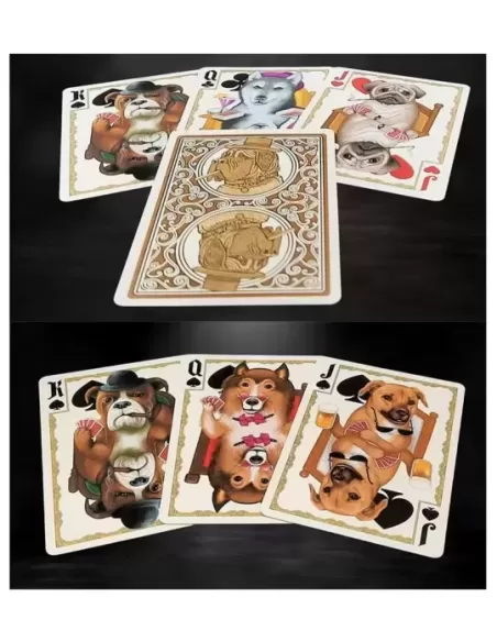 Bicycle Poker Dogs V2 – Cărți de joc premium | Emagie.ro