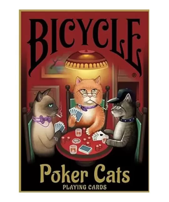 Bicycle Poker Cats V2 – Cărți de joc premium | Emagie.ro