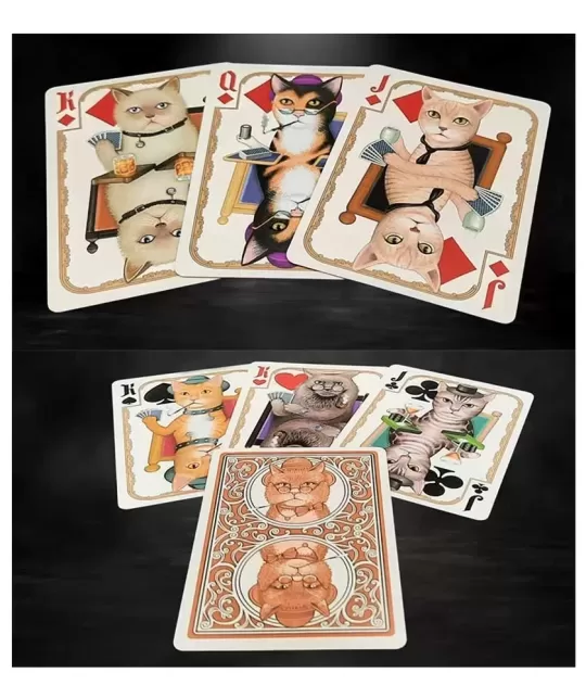 Bicycle Poker Cats V2 – Cărți de joc premium | Emagie.ro