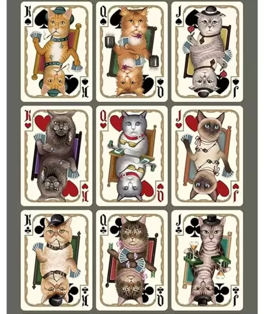 Bicycle Poker Cats V2 – Cărți de joc premium | Emagie.ro