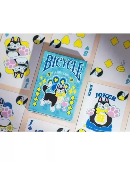 Bicycle Dog Blue – Cărți de joc premium | Emagie.ro