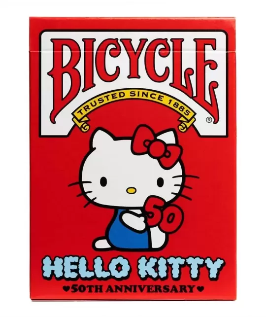 Bicycle Hello Kitty 50th Anniversary – Cărți de joc premium | Emagie.ro