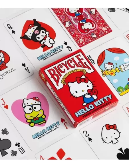 Bicycle Hello Kitty 50th Anniversary – Cărți de joc premium | Emagie.ro