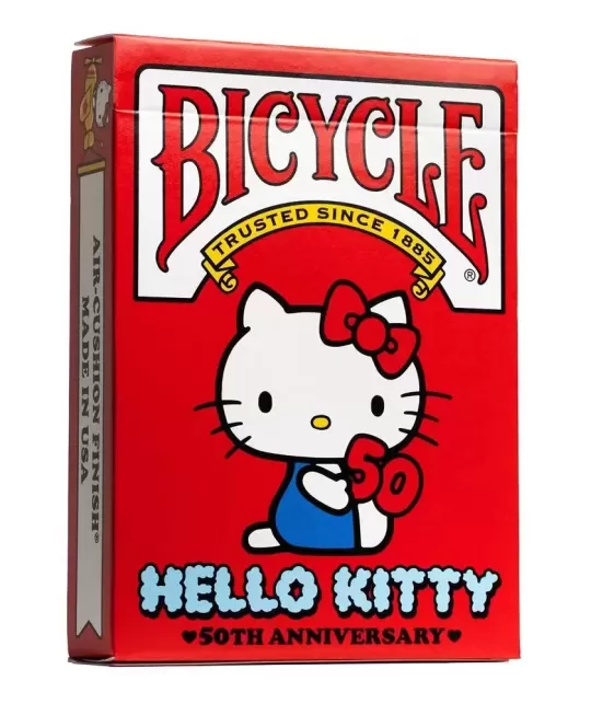 Bicycle Hello Kitty 50th Anniversary – Cărți de joc premium | Emagie.ro