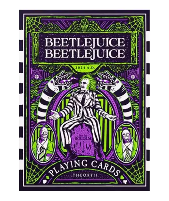 Beetlejuice Playing Cards by theory11 – Cărți de joc premium | Emagie.ro