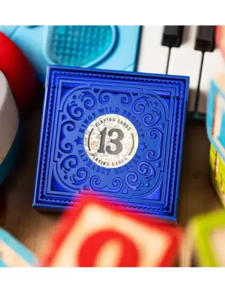 Alphabet Blocks Blue Playing Cards – Cărți de joc premium | Emagie.ro