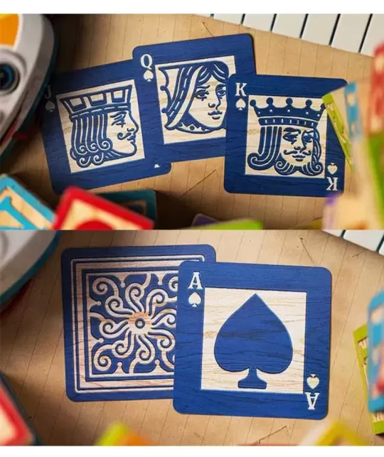 Alphabet Blocks Blue Playing Cards – Cărți de joc premium | Emagie.ro
