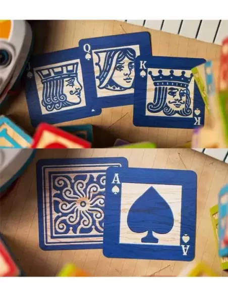 Alphabet Blocks Blue Playing Cards – Cărți de joc premium | Emagie.ro
