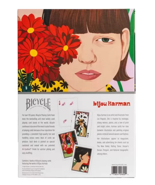 Bicycle Artist Series Playing Cards: BIJOU KARMAN – Cărți de joc premium | Emagie.ro