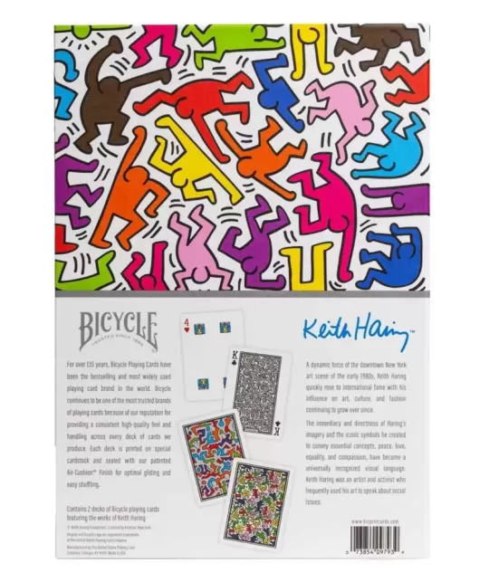 Bicycle Artist Series Playing Cards: KEITH HARING – Cărți de joc premium | Emagie.ro