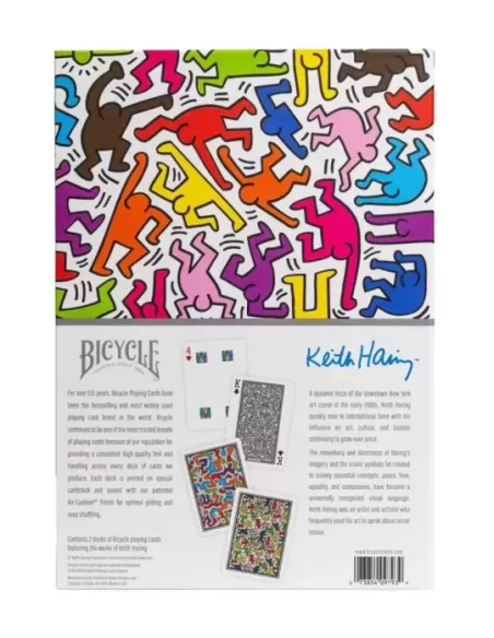 Bicycle Artist Series Playing Cards: KEITH HARING – Cărți de joc premium | Emagie.ro