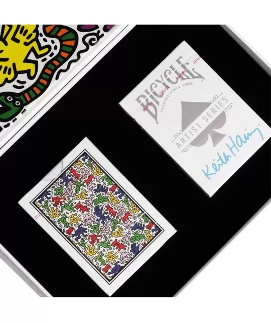Bicycle Artist Series Playing Cards: KEITH HARING – Cărți de joc premium | Emagie.ro