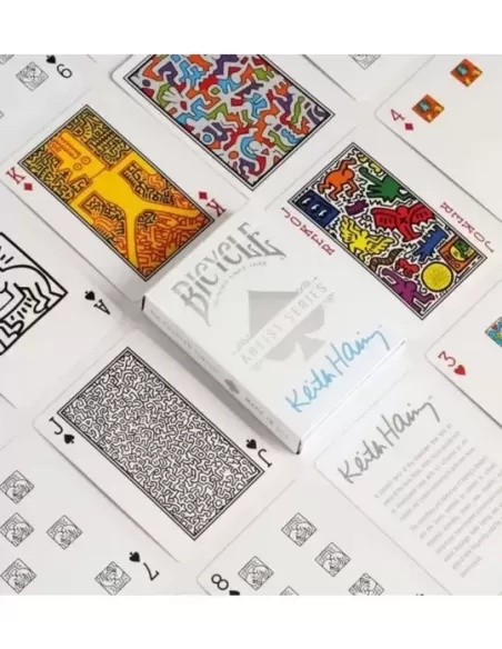 Bicycle Artist Series Playing Cards: KEITH HARING – Cărți de joc premium | Emagie.ro