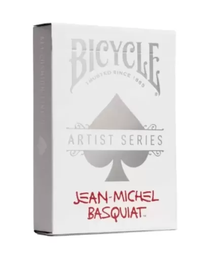 Bicycle Artist Series Playing Cards: JEAN-MICHEL BASQUIAT – Cărți de joc premium | Emagie.ro