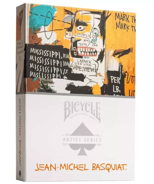 Bicycle Artist Series Playing Cards: JEAN-MICHEL BASQUIAT – Cărți de joc premium | Emagie.ro