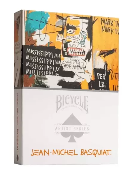 Bicycle Artist Series Playing Cards: JEAN-MICHEL BASQUIAT – Cărți de joc premium | Emagie.ro