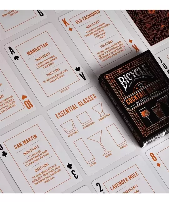 Bicycle Cocktail – Cărți de joc premium | Emagie.ro