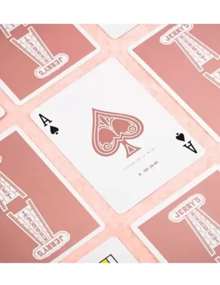 Jerrys Nugget Monotone Rose Gold Playing Cards – Premium Playing Cards | Emagie.ro