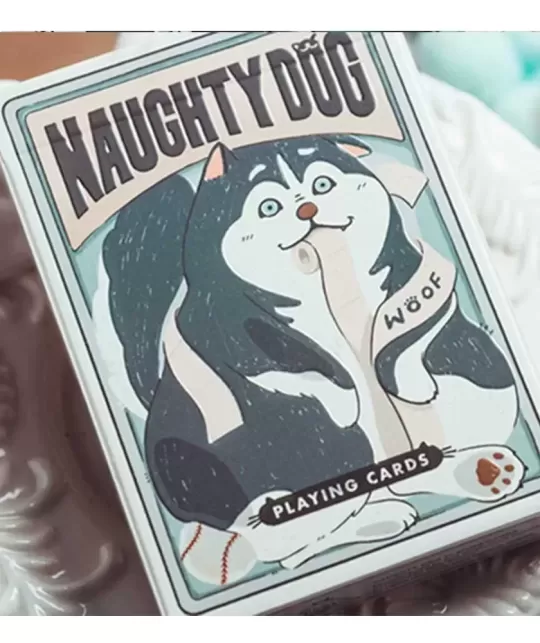 Naughty Dog Playing Cards – Cărți de joc premium | Emagie.ro