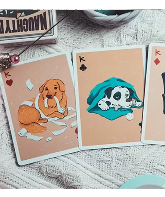 Naughty Dog Playing Cards – Cărți de joc premium | Emagie.ro