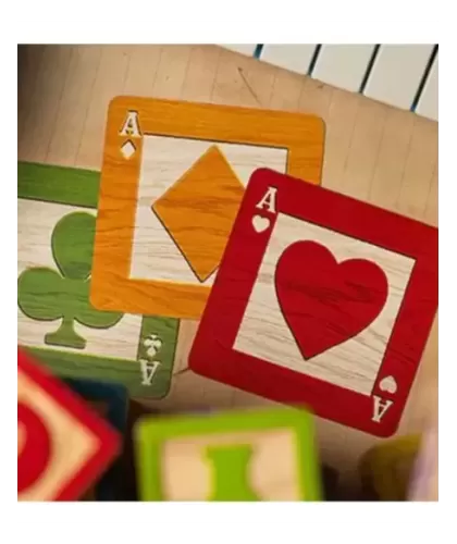 Black Alphabet Blocks Playing Cards – Cărți de joc premium | Emagie.ro 2