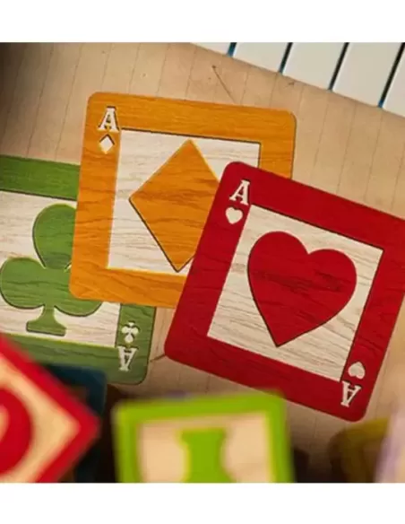 Black Alphabet Blocks Playing Cards – Cărți de joc premium | Emagie.ro