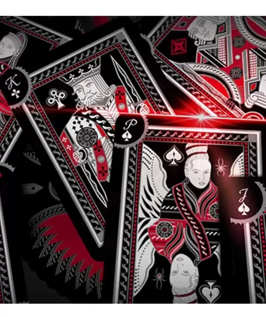 Grandmasters Black Widow Spider Edition Foil – Premium Playing Cards | Emagie.ro
