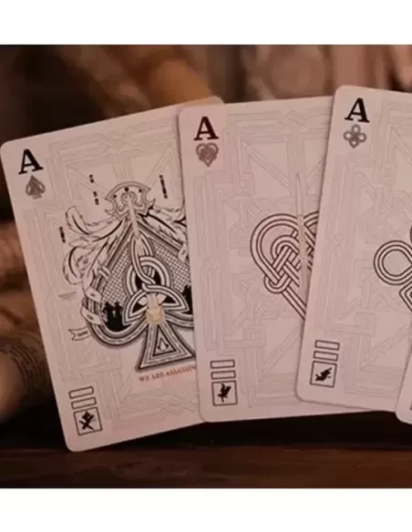 Assassin Creed Legacy Hidden Blade Black Playing Cards – Cărți de joc premium | Emagie.ro