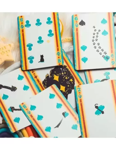 Space Cat V2 Playing Cards by King Star – Cărți de joc premium | Emagie.ro