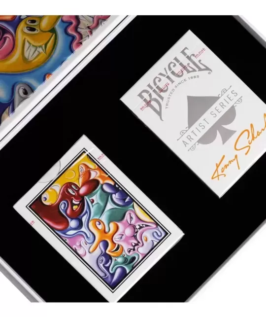 Bicycle Artist Series: KENNY SCHARF Playing Cards – Cărți de joc premium | Emagie.ro
