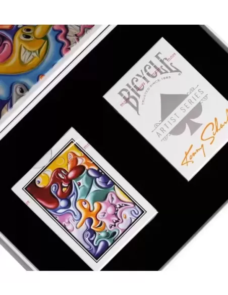 Bicycle Artist Series: KENNY SCHARF Playing Cards – Cărți de joc premium | Emagie.ro