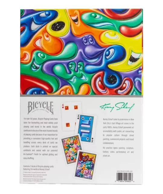 Bicycle Artist Series: KENNY SCHARF Playing Cards – Cărți de joc premium | Emagie.ro