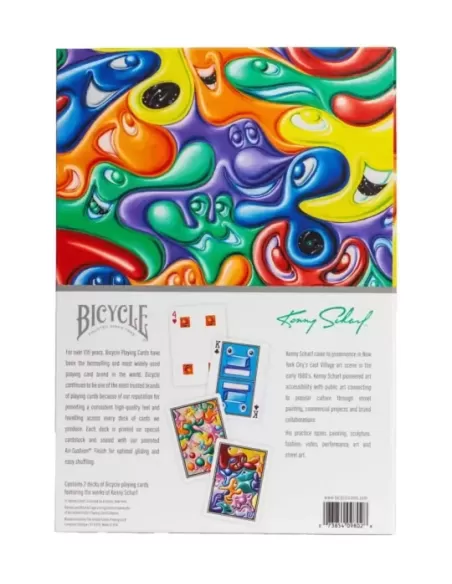 Bicycle Artist Series: KENNY SCHARF Playing Cards – Cărți de joc premium | Emagie.ro