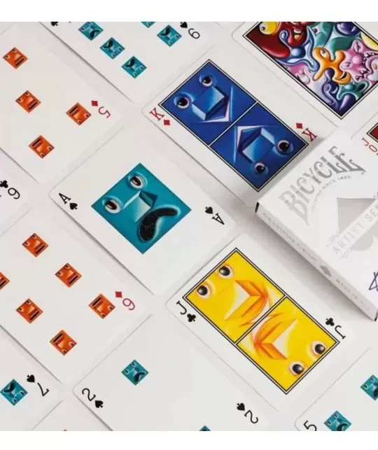 Bicycle Artist Series: KENNY SCHARF Playing Cards – Cărți de joc premium | Emagie.ro