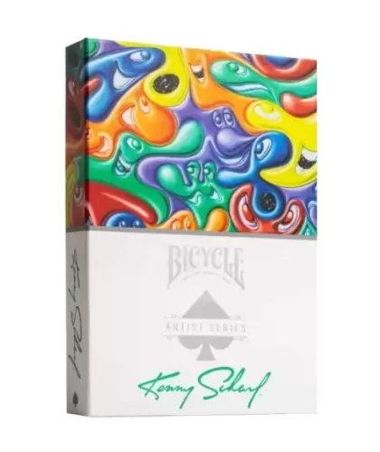 Bicycle Artist Series: KENNY SCHARF Playing Cards – Cărți de joc premium | Emagie.ro