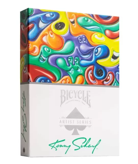 Bicycle Artist Series: KENNY SCHARF Playing Cards – Cărți de joc premium | Emagie.ro
