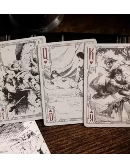 Frazetta Art Museum x Kings Wild Drawing Ed – Cărți de joc premium | Emagie.ro