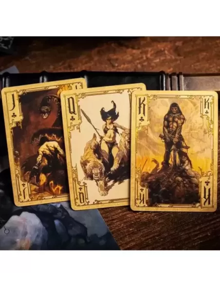 Frazetta Art Museum x Kings Wild Painting Ed – Cărți de joc premium | Emagie.ro