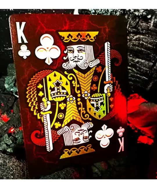 Draconian Crimson Playing Cards – Cărți de joc premium | Emagie.ro