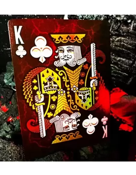 Draconian Crimson Playing Cards – Cărți de joc premium | Emagie.ro