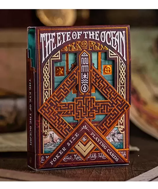The Eye of the Ocean Gibborim Castaways Playing Cards – Cărți de joc premium | Emagie.ro