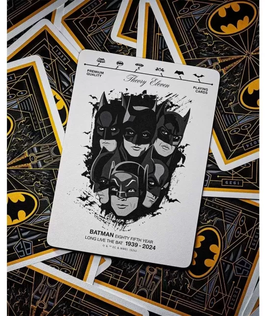 Batman 85th Anniversary Playing Cards by theory11 – Cărți de joc premium | Emagie.ro