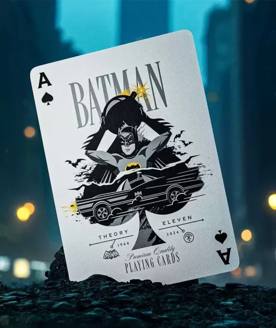 Batman 85th Anniversary Playing Cards by theory11 – Cărți de joc premium | Emagie.ro